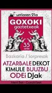 GOXOKIk 35 URTE