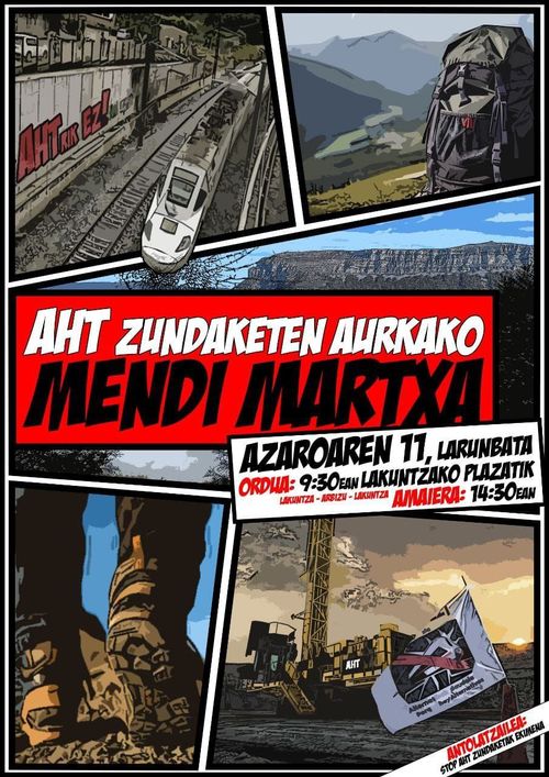 AHT ZUNDAKETEN AURKAKO MENDI MARTXA