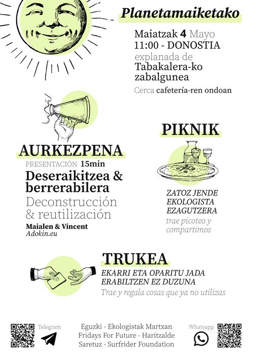 🌞 #PLANETAMAIKETAKO sobre deconstrucción & reutilización - deseraikitzea & berrerabilerari buruz