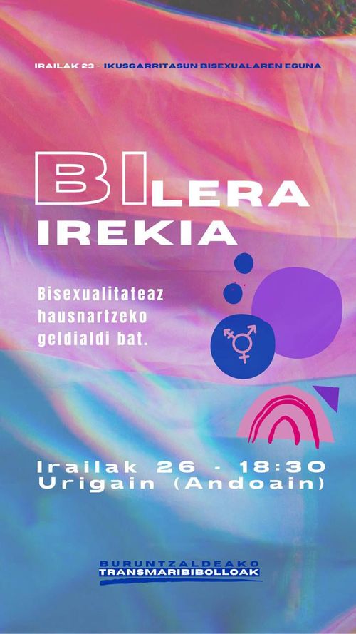 BI-lera irekia: Bisexualitateaz hausnartzeko geldialdi bat