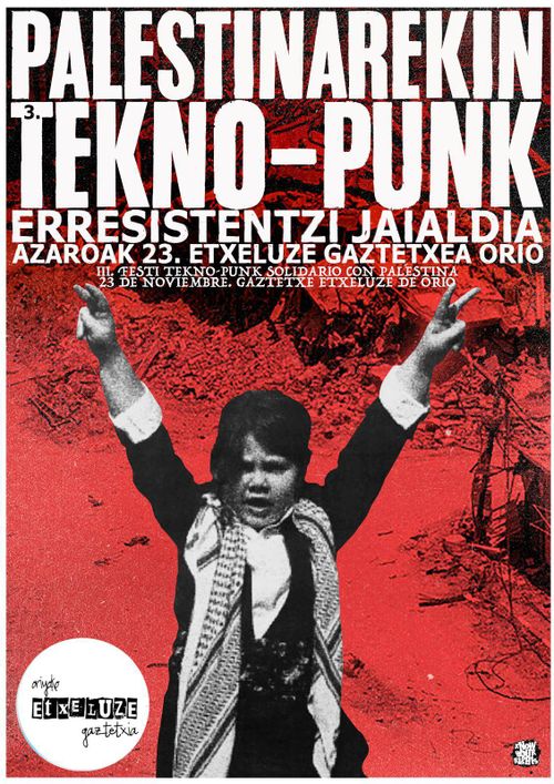 Palestinarekin tekno punk elkartasun jaialdi