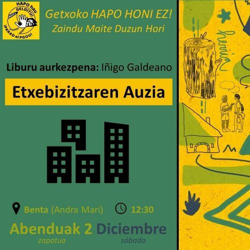 Etxebizitzaren auzia, liburu aurkezpena