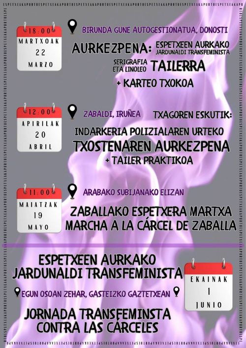 Espetxeen Aurkako Jardunaldi Transfeministak 