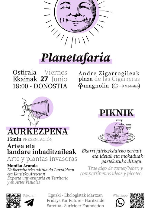 🌞 #PLANETAFARIA "Artea eta landare inbaditzaileak" - "Arte y plantas invasoras"