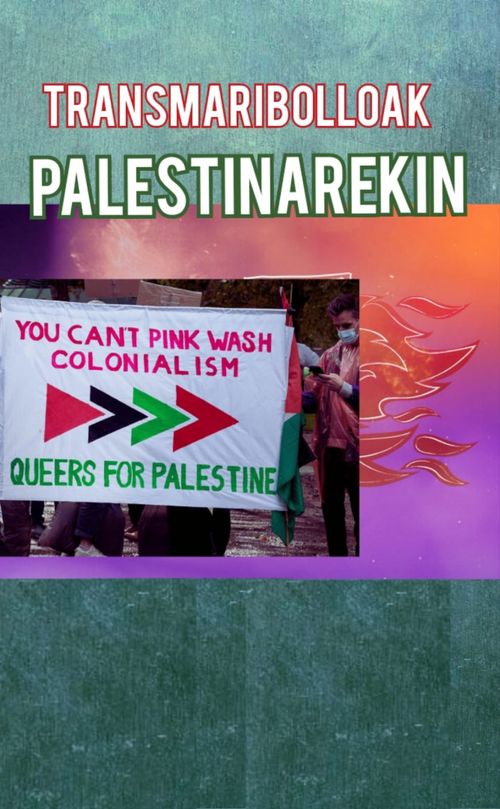 Kartel Mutua (M25 - Nakba Eguna, Borroka Eguna): Transfeminismotik Palestinarekin!